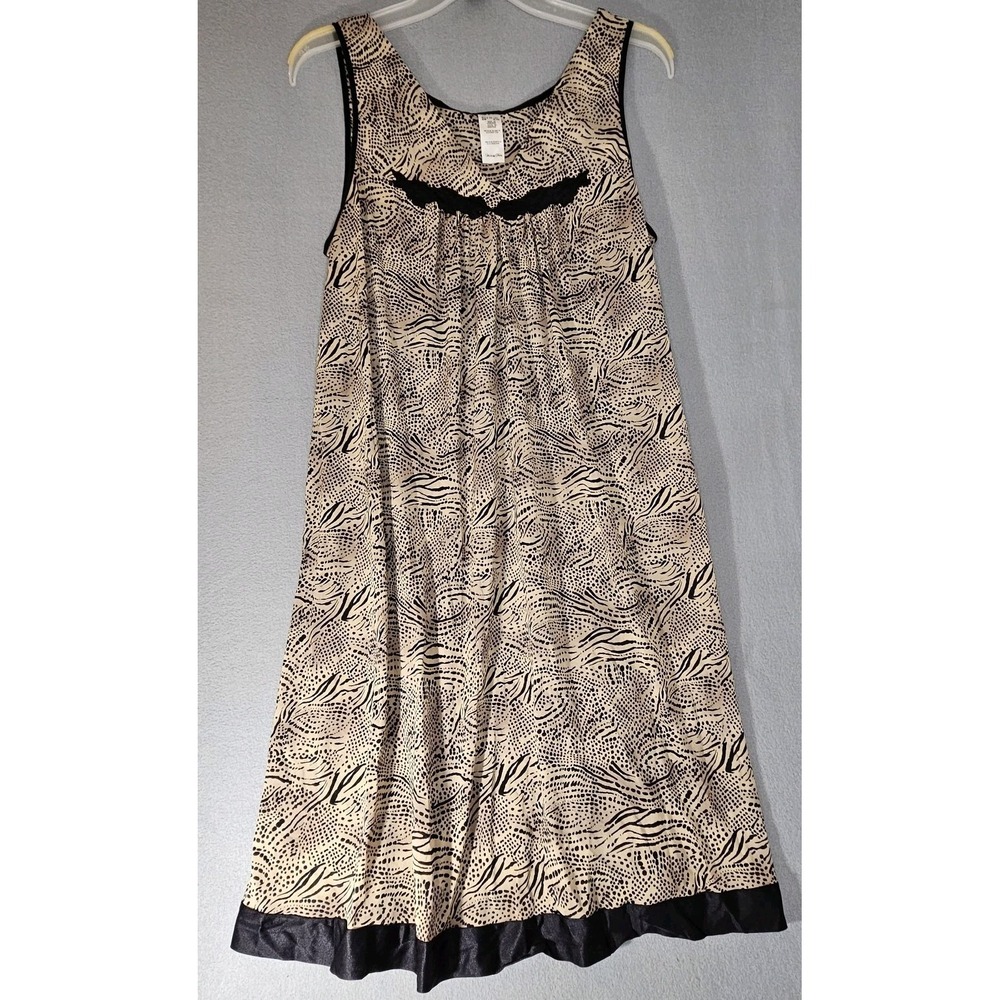 Vintage Vanity Fair Nightgown Animal Print Medium Style 30-107